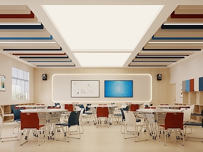 现代教室 教室 团辅室