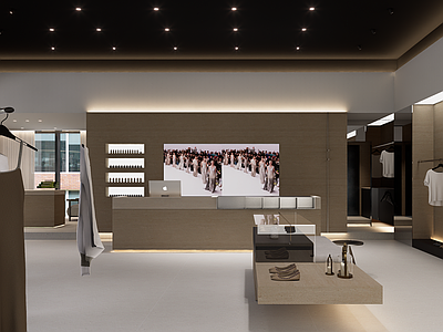 极简简约服装店 女装店 箱包店 鞋店
