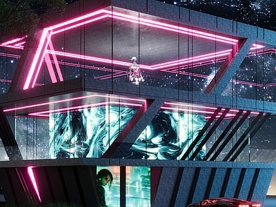 现代工业科技展厅 科技 展厅 科幻 空山基