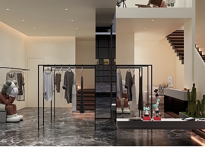 现代服装店 女装店 鞋店 箱包店