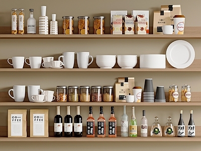 厨房用品 调味料 酒水饮料 咖啡豆 盘碟