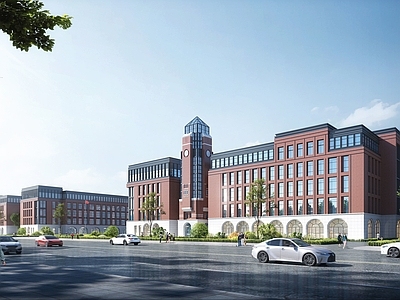 现代学校建筑 现代中学