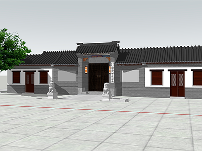 中式古建筑 中式 古建筑