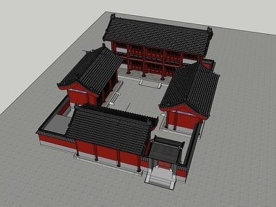 中式四合院 中式四合院
