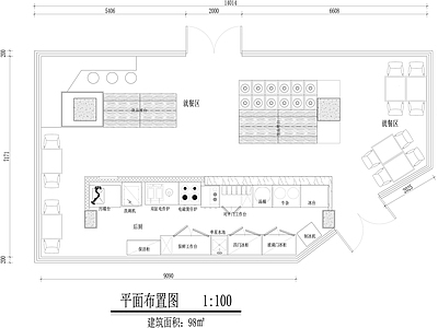 现代便利店 便利店设计平面图 小超市设计平面图 施工图
