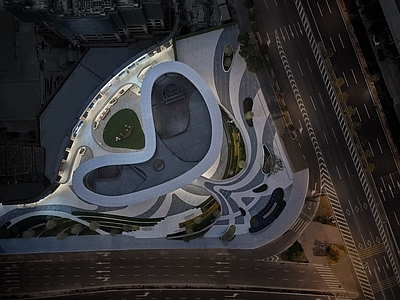 现代广场 商业广场 售楼处 施工图