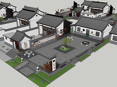 现代广场景观 乡村广场 党建广场 健身广场
