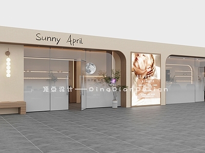 日式原木美甲店 美甲店 美甲店门头