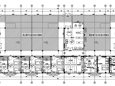 现代 养老院 医疗中心 施工图