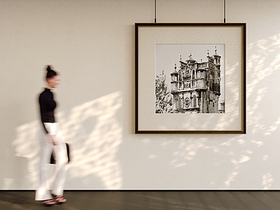 现代极简挂画 办公室挂画 玄关挂画 客厅挂画 茶室挂画 书房挂画