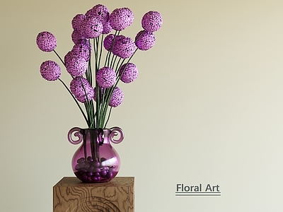 现代中古花艺 中古风花瓶花艺