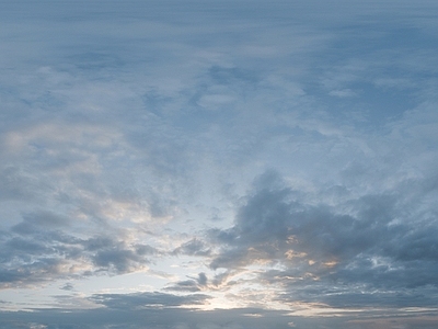 现代天空HDR 黄昏HDR 落日绚丽云彩 阳光余晖 户外黄昏天空 蓝调时间
