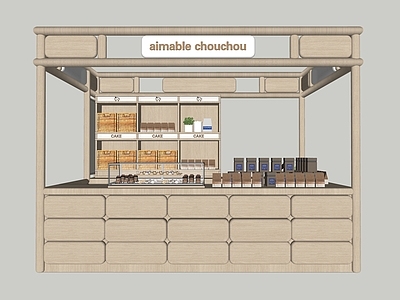 售卖亭 面包店 快闪店 商业外摆 网红店