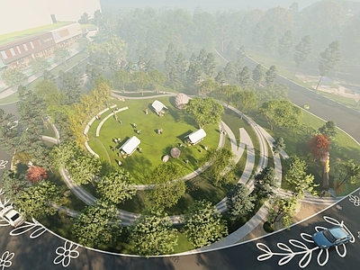 现代景观公园 现代公园景观 市政公园 口袋公园 市民公园