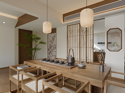 新中式美容院 茶室 spa