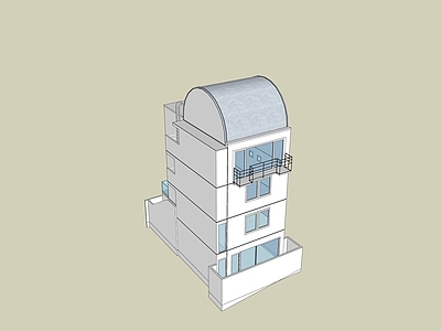 现代多层住宅 矶崎新住宅 矶崎新作品 大师作品