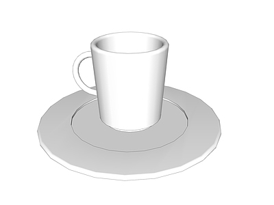 杯子 白瓷茶杯盘 水杯 咖啡杯