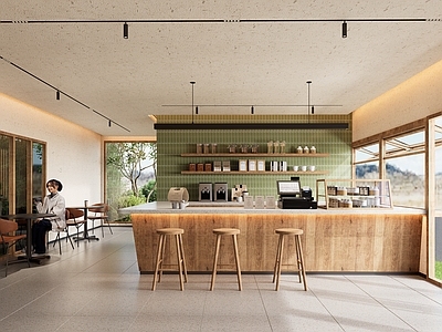 现代奶茶店 奶茶店