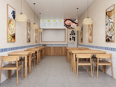 现代快餐店 扁肉店