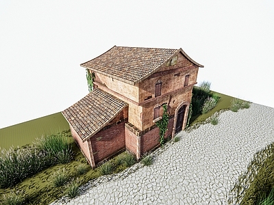 现代风格建筑 建筑 小房子 老房子