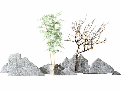 中式石头 景观小品 假山装饰