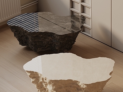 现代石头 现代石头 景石 荒料石 黄色景