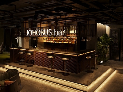 现代轻奢酒吧 巴厘岛现代酒吧