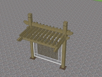 现代廊架 金属廊架