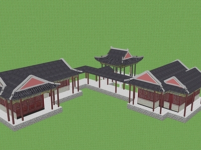 新中式廊架 金属廊架