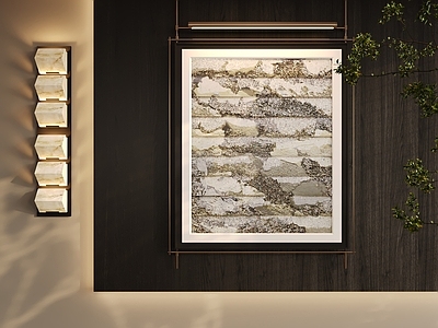 现代中式挂画 字画 画框 玄关挂画 茶室挂画 客厅挂画
