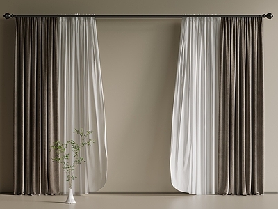 轻奢意式窗帘 纱帘 布帘 梦幻帘