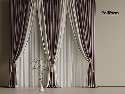 轻奢意式窗帘 纱帘 梦幻帘 布帘