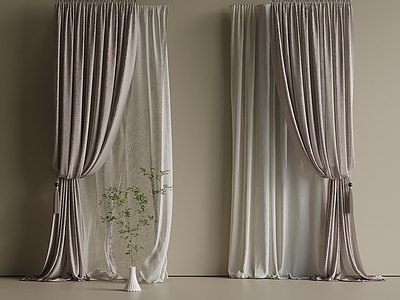 轻奢意式窗帘 纱帘 梦幻帘 布帘