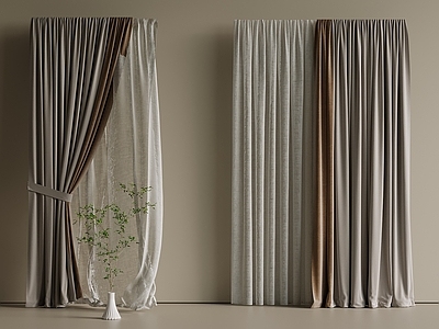轻奢意式窗帘 纱帘 梦幻帘 布帘