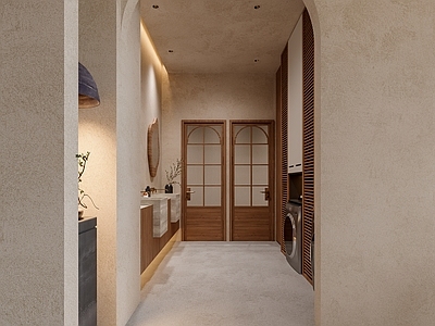 中古侘寂酒店卫生间 民宿卫生间 大堂卫生间 民宿公卫 咖啡店卫生间 酒店卫生间