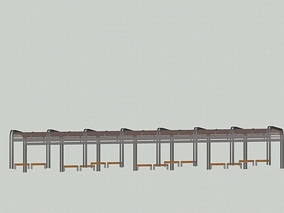 现代廊架 金属廊架
