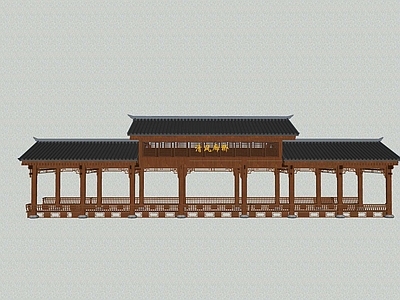 中式廊架 金属廊架