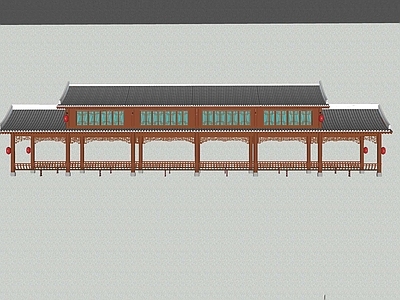 中式廊架 金属廊架