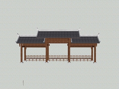 中式廊架 金属廊架