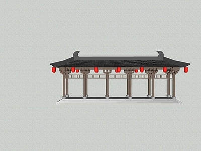中式廊架 金属廊架