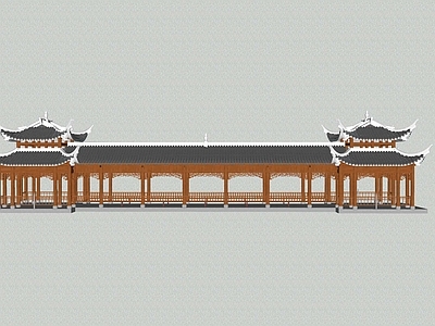 中式廊架 金属廊架