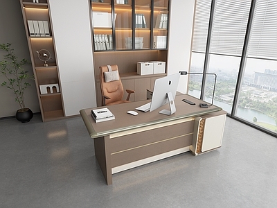 现代办公桌椅 现代办公桌 总裁桌 经理桌 文件柜 班台 经理室