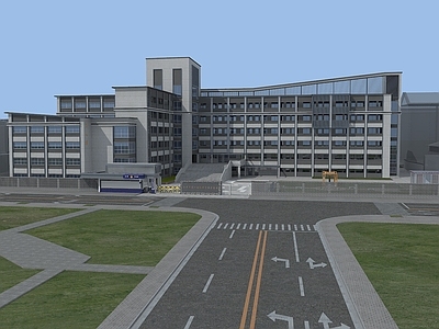 现代单人沙发 植物建筑场景