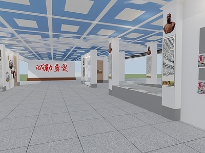 现代单人沙发 植物建筑场景
