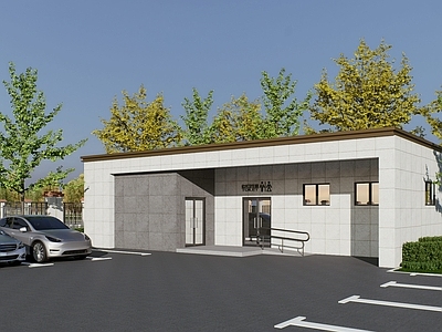 现代小公建 公共卫生间 市政卫生间 共建厕所 公共厕所 市政厕所