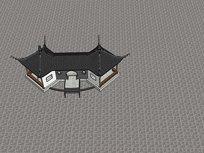 新中式廊架 廊架