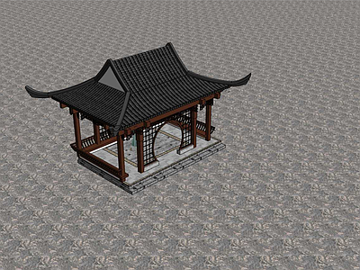 新中式廊架 廊架