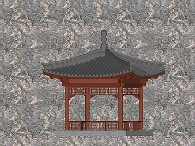 新中式廊架 廊架
