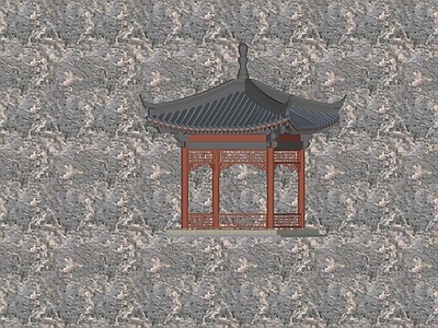 新中式廊架 廊架