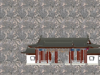 新中式廊架 廊架
